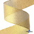 Лента металлизированная "ОмТекс", 50 мм/уп.22,8+/-0,5м, цв.- золото - купить в Керчи. Цена: 149.71 руб.