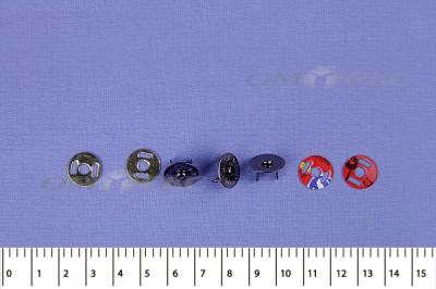 Кнопки магнитные МКМ-02, диам. 18 мм, чёрный никель - купить в Керчи. Цена: 14.49 руб.