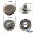 Кнопка металлическая "Альфа" с пружиной, 15 мм (уп. 720+/-20 шт), цвет никель - купить в Керчи. Цена: 1 466.73 руб.