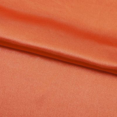 Поли креп-сатин 18-1445, 120 гр/м2, шир.150см, цвет оранжевый - купить в Керчи. Цена 155.57 руб.