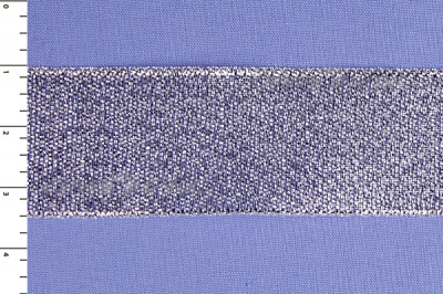 Лента парча MR-25, 25мм (33 м)  серебро - купить в Керчи. Цена: 403.62 руб.
