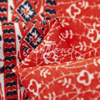 Плательная ткань "Фламенко" 24.1, 80 гр/м2, шир.150 см, принт этнический - купить в Керчи. Цена 241.49 руб.