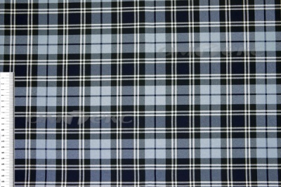 Ткань костюмная клетка Т7274 2004, 220 гр/м2, шир.150см, цвет т.синий/гол/бел - купить в Керчи. Цена 
