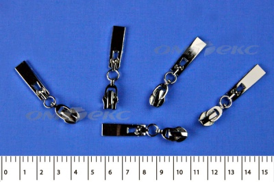 Слайдер декоративный, металлический №1/спираль Т7/никель - купить в Керчи. Цена: 6.29 руб.