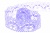 Тесьма кружевная 0621-2063, шир. 40 мм/уп. 20+/-1 м, цвет 107-фиолет - купить в Керчи. Цена: 933.93 руб.