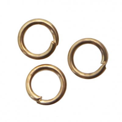 Кольцо  соединительное для бижутерии 4 мм, цв.-золото - купить в Керчи. Цена: 0.41 руб.