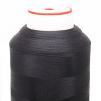 Нитки текстурированные некручёные, намот. 5 000 м, цвет чёрный - купить в Керчи. Цена: 70.43 руб.