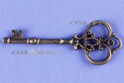 Декоративный элемент для творчества из металла "Ключ"8,5 см  - купить в Керчи. Цена: 26.66 руб.