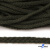 Шнур плетеный d-6 мм круглый, 70% хлопок 30% полиэстер, уп.90+/-1 м, цв.1075-хаки - купить в Керчи. Цена: 588 руб.