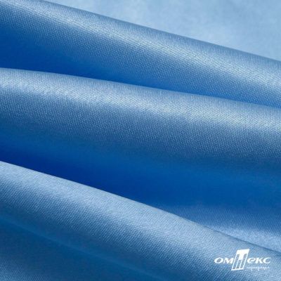 Поли креп-сатин 14-4121, 125 (+/-5) гр/м2, шир.150см, цвет голубой - купить в Керчи. Цена 155.57 руб.