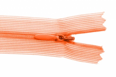 Молния потайная Т3 849, 50 см, капрон, цвет оранжевый - купить в Керчи. Цена: 8.87 руб.