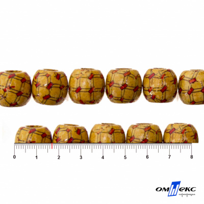 0189-Бусины деревянные "ОмТекс", 17 мм, упак.50+/-3шт - купить в Керчи. Цена: 83.66 руб.