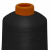 Нитки текстурированные кручёные, намот. 15 000 м, цвет чёрный - купить в Керчи. Цена: 237.24 руб.