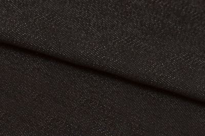 Ткань джинсовая №96, 160 гр/м2, шир.148см, цвет чёрный - купить в Керчи. Цена 350.42 руб.