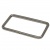 Рамка металлическая прямоугольная, 40 х 15 мм- тём.никель - купить в Керчи. Цена: 4.60 руб.