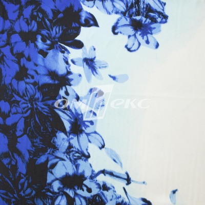 Плательная ткань "Фламенко" 19.1, 80 гр/м2, шир.150 см, принт растительный - купить в Керчи. Цена 241.49 руб.