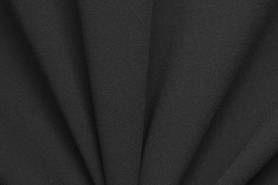 Костюмная ткань с вискозой "Бриджит", 210 гр/м2, шир.150см, цвет чёрный - купить в Керчи. Цена 564.96 руб.