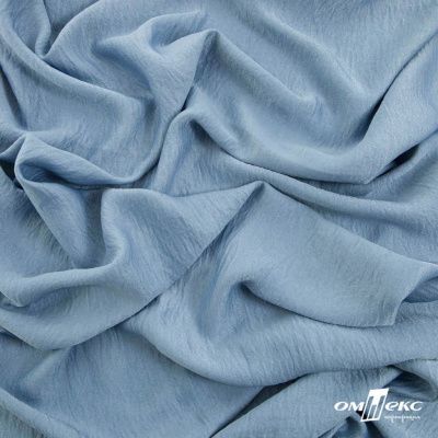Ткань плательная Муар, 100% полиэстер,165 (+/-5) гр/м2, шир. 150 см, цв. Серо-голубой - купить в Керчи. Цена 215.65 руб.