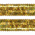 Тесьма с пайетками D16, шир. 20 мм/уп. 25+/-1 м, цвет золото - купить в Керчи. Цена: 778.19 руб.