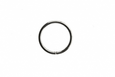 Кольцо металлическое d-15 мм, цв.-никель - купить в Керчи. Цена: 2.45 руб.