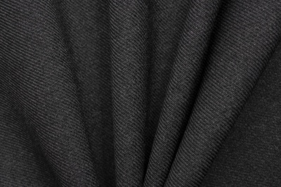 Ткань костюмная 25505 2003, 265 гр/м2, шир.150см, цвет т.серый - купить в Керчи. Цена 418.73 руб.
