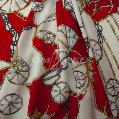 Плательная ткань "Фламенко" 13.1, 80 гр/м2, шир.150 см, принт этнический - купить в Керчи. Цена 241.49 руб.