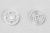 Кнопки пришивные пластиковые 11,5 мм, блистер 24шт, цв.-прозрачные - купить в Керчи. Цена: 59.44 руб.