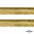 Кант атласный 136, шир. 12 мм (в упак. 65,8 м), цвет золото - купить в Керчи. Цена: 433.08 руб.