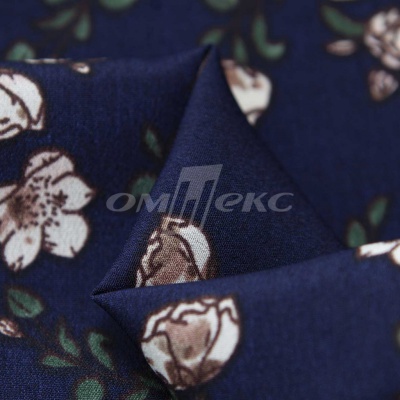 Плательная ткань "Фламенко" 3.2, 80 гр/м2, шир.150 см, принт растительный - купить в Керчи. Цена 239.03 руб.