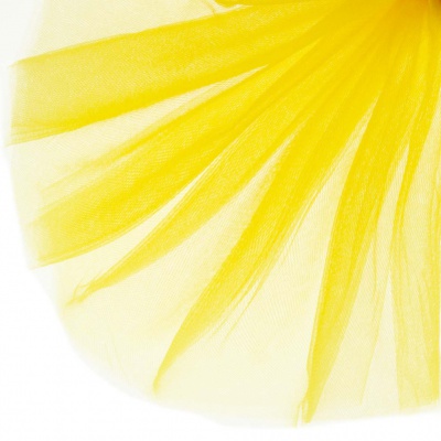 Фатин блестящий 16-70, 12 гр/м2, шир.300см, цвет жёлтый - купить в Керчи. Цена 109.72 руб.