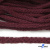 Шнур плетеный d-6 мм круглый, 70% хлопок 30% полиэстер, уп.90+/-1 м, цв.1070-бордовый - купить в Керчи. Цена: 588 руб.